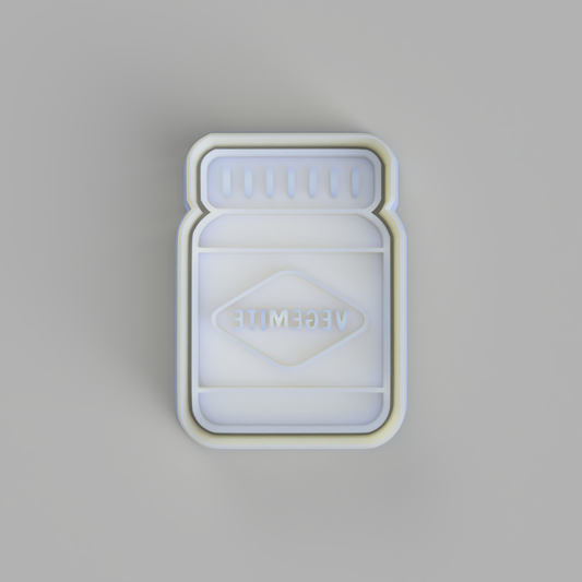 Vegemite Jar Cookie Cutter and Embosser - just-little-luxuries