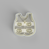 Fishing Vest Cookie Cutter - just-little-luxuries
