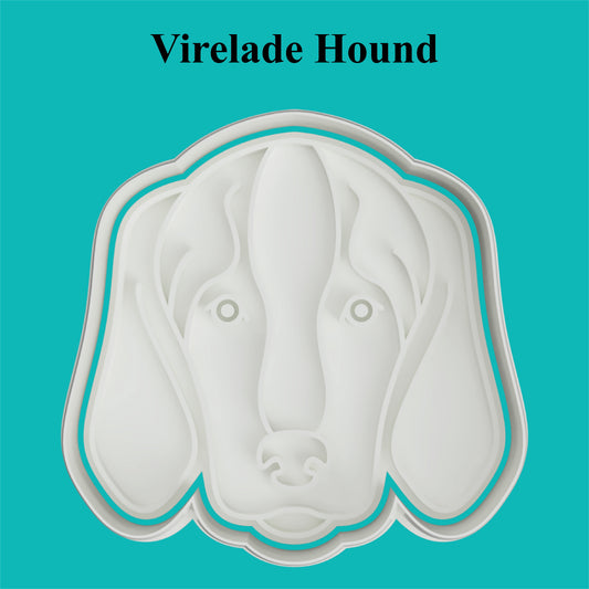 Virelade Hound Cookie Cutter and Embosser