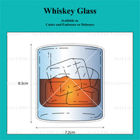 Whiskey Glass Cookie Cutter