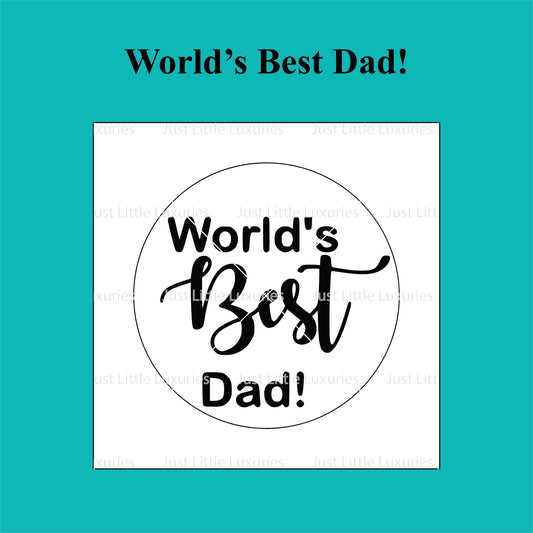 World's best Dad Embosser