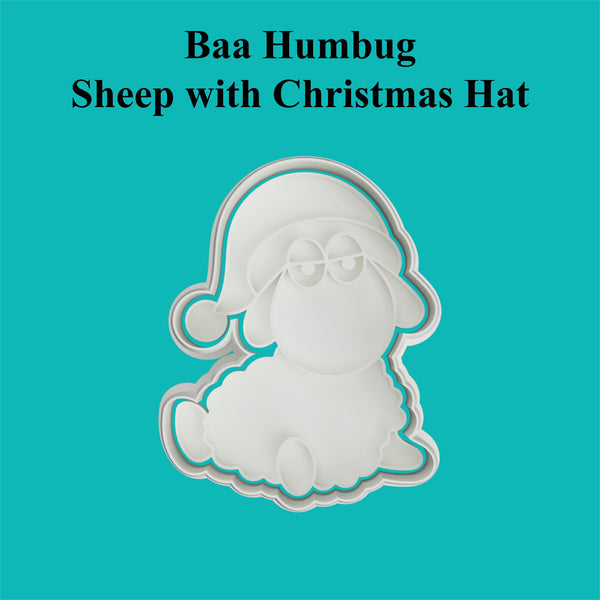 Baa Humbug Collection - Sheep with Christmas Hat