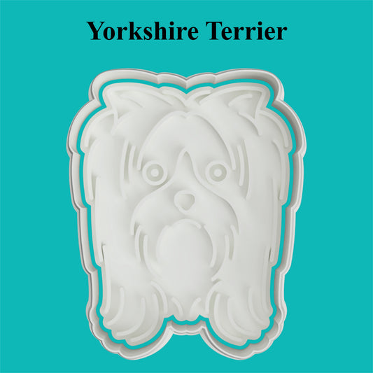 Yorkshire Terrier Cookie Cutter and Embosser