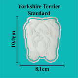 Yorkshire Terrier Cookie Cutter and Embosser