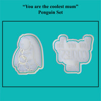 Parents Love - "You are the coolest mum" Cookie Cutter and Embosser Set.