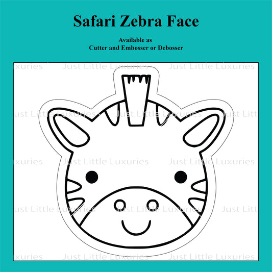 Zebra Face Cookie Cutter