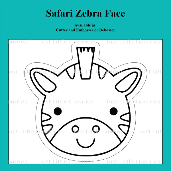 Zebra Face Cookie Cutter